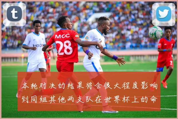 本轮对决的结果将会很大程度影响到同组其他两支队在世界杯上的命运